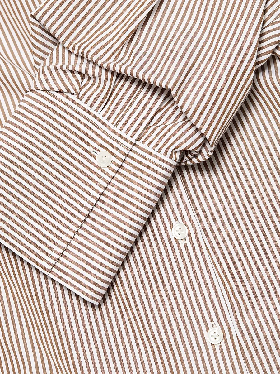 TANYA TAYLOR Women's Emmy Striped Cotton Puff-Sleeve Shirt | Thumbnail 7 TANYA TAYLOR Women's Emmy Striped Cotton Puff-Sleeve Shirt | Thumbnail 7