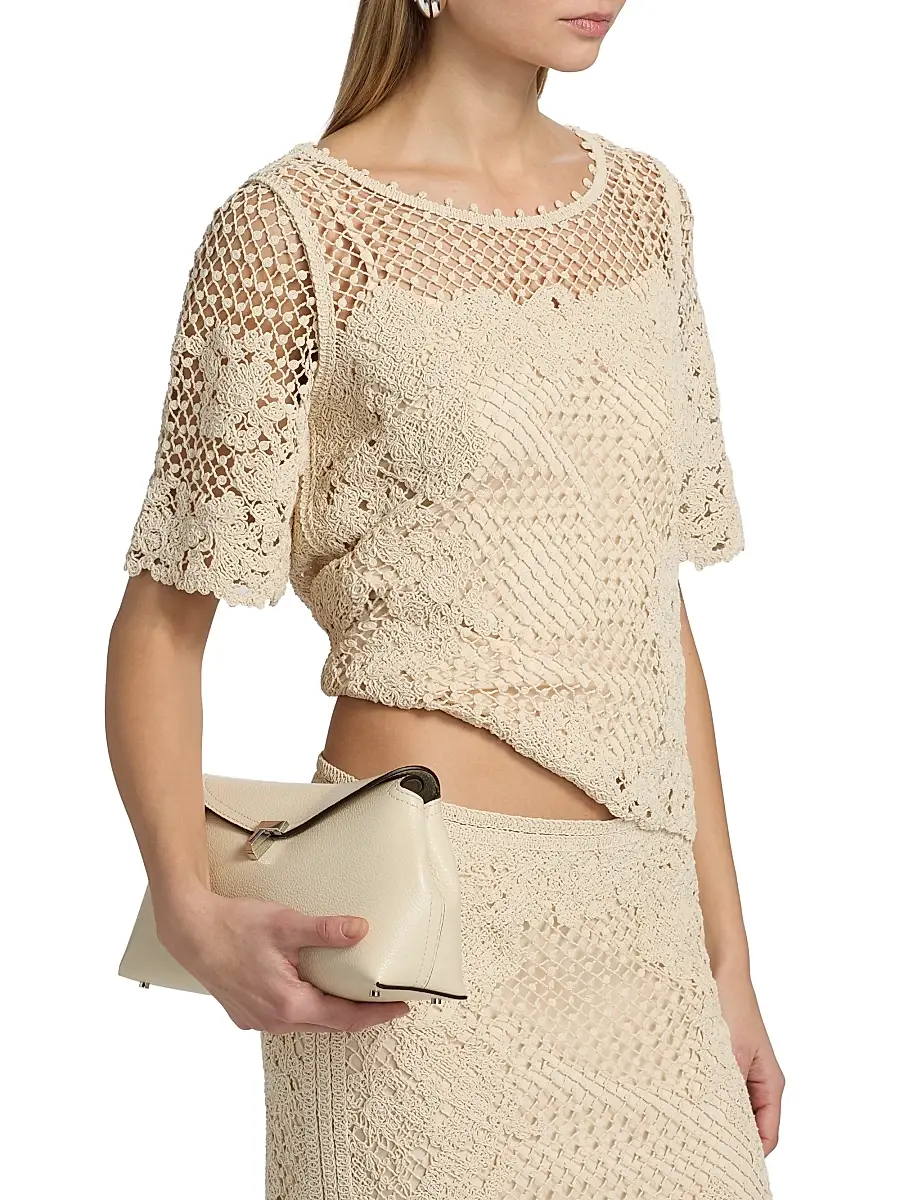 Kobi Halperin Women's Magnolia Crochet Blouse | Thumbnail 4