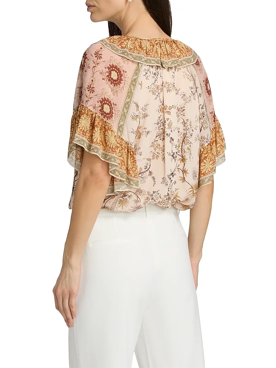 Kobi Halperin Women's Verity Printed Tunic Blouse | Thumbnail 5 Kobi Halperin Women's Verity Printed Tunic Blouse | Thumbnail 5