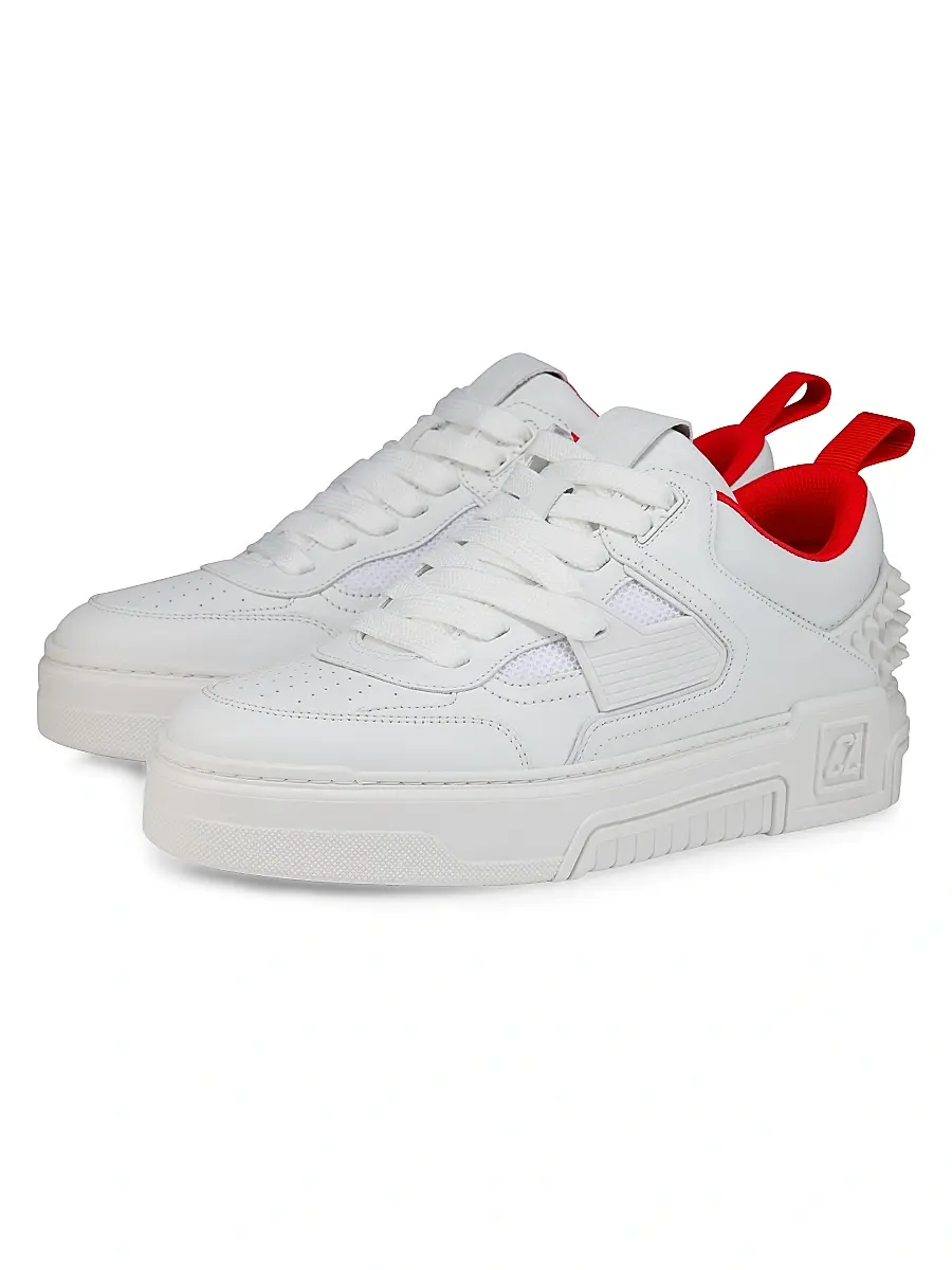 Christian Louboutin Men's Astroloubi Low-Top Sneakers - White | Thumbnail 2 Christian Louboutin Men's Astroloubi Low-Top Sneakers - White | Thumbnail 2