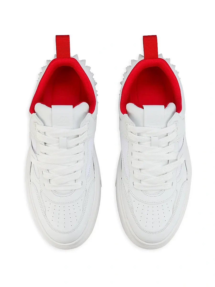 Christian Louboutin Men's Astroloubi Low-Top Sneakers - White | Thumbnail 4 Christian Louboutin Men's Astroloubi Low-Top Sneakers - White | Thumbnail 4