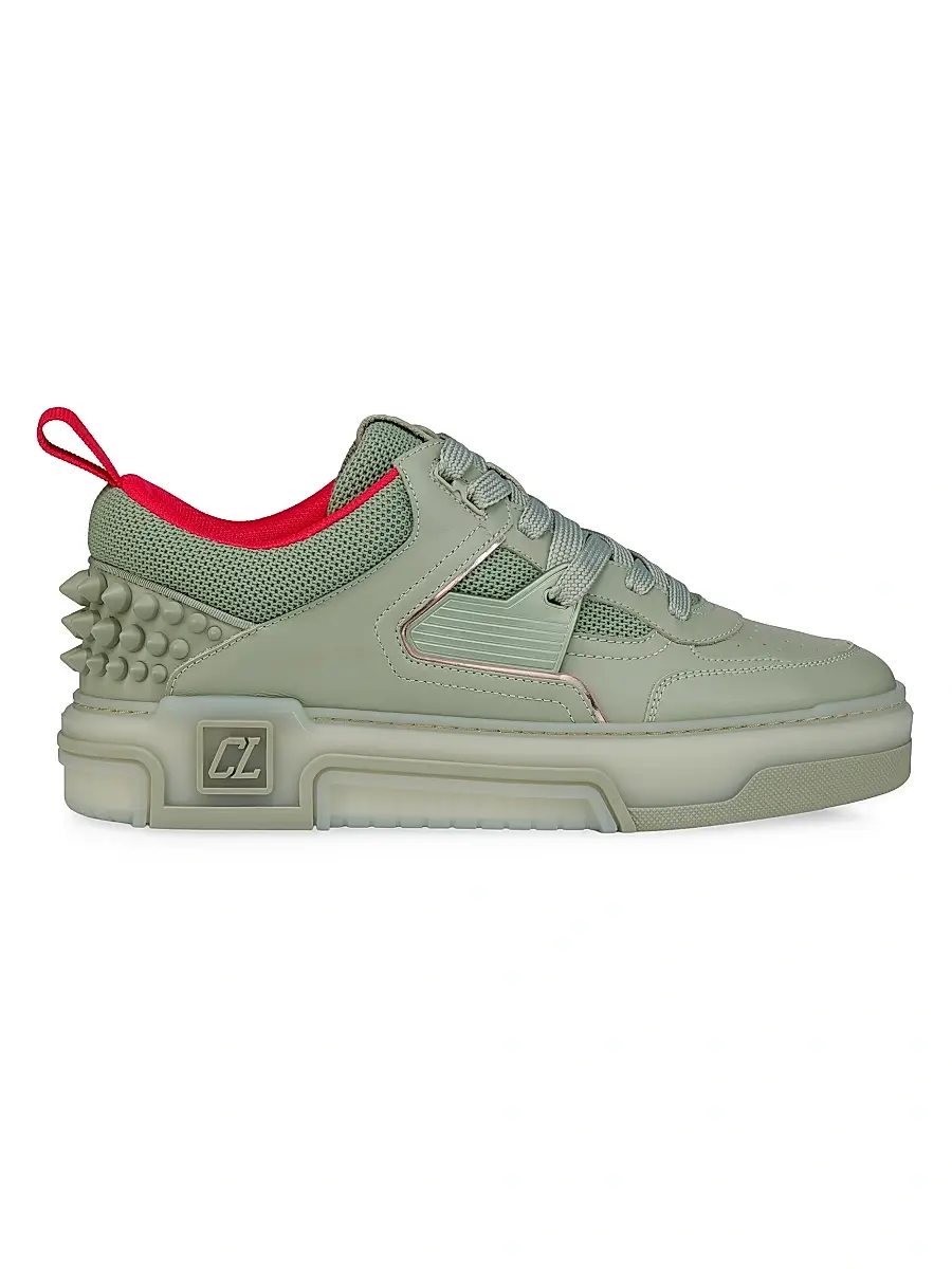 Christian Louboutin Men's Astroloubi Low-Top Sneakers - Haiiro | Image 1 Christian Louboutin Men's Astroloubi Low-Top Sneakers - Haiiro | Image 1