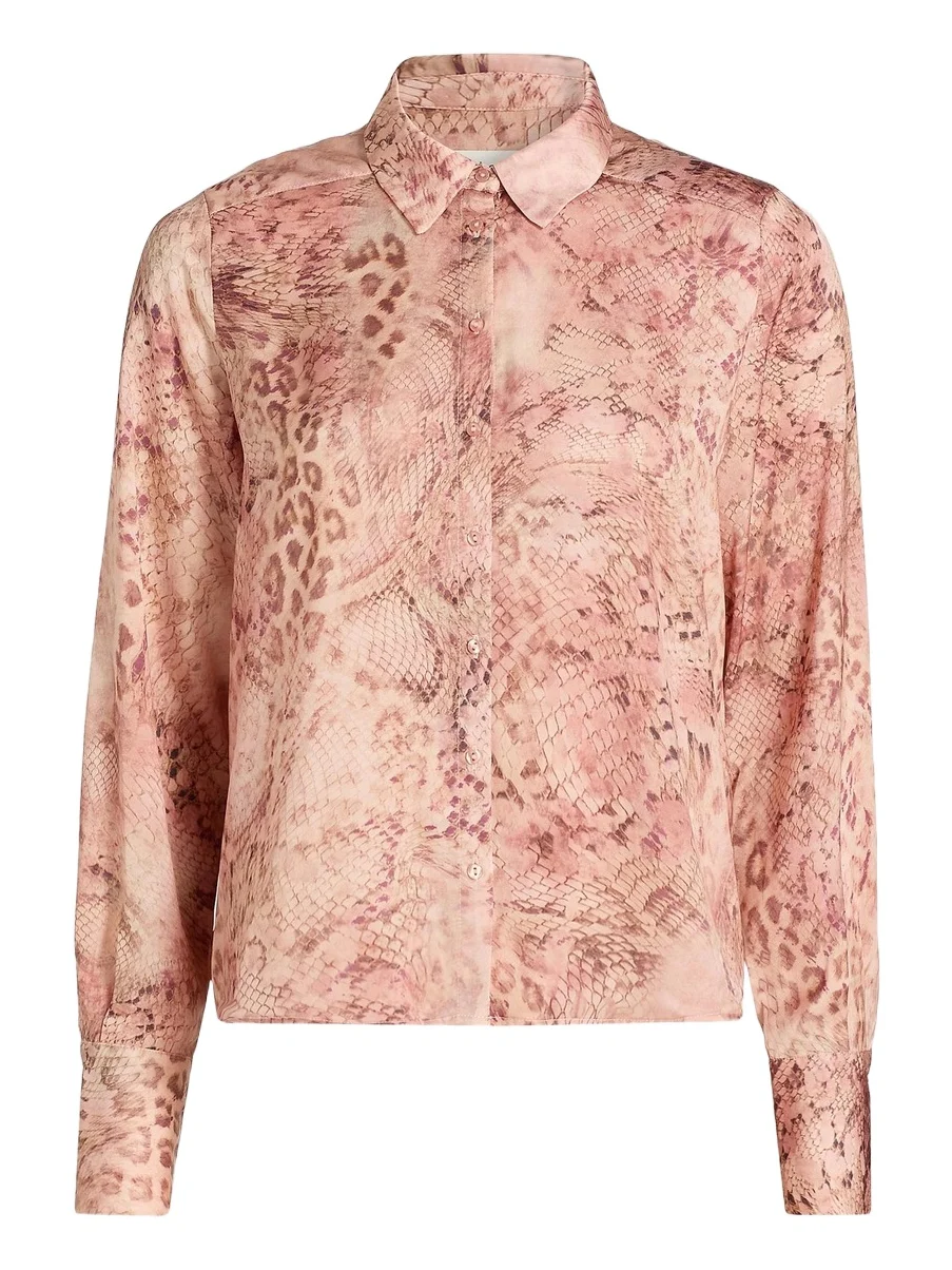Women's Cornelia Snakeskin-Print Shirt