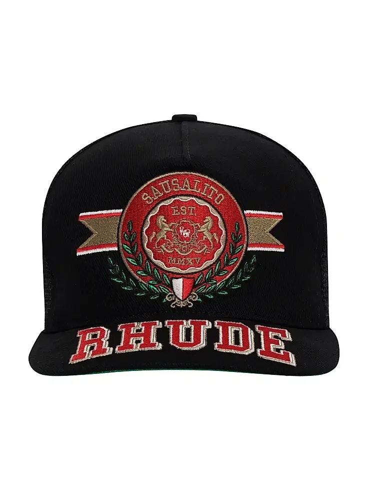 Men's Sausalito Crest Trucker Hat Men's Sausalito Crest Trucker Hat