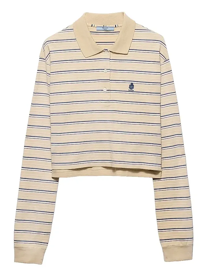 Women's Striped Piqué Polo Shirt Women's Striped Piqué Polo Shirt