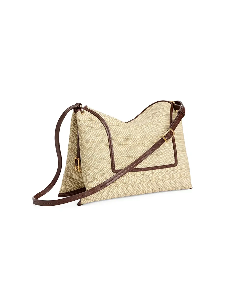 Wandler Women's Hortensia Mini Raffia Crossbody Bag | Thumbnail 2