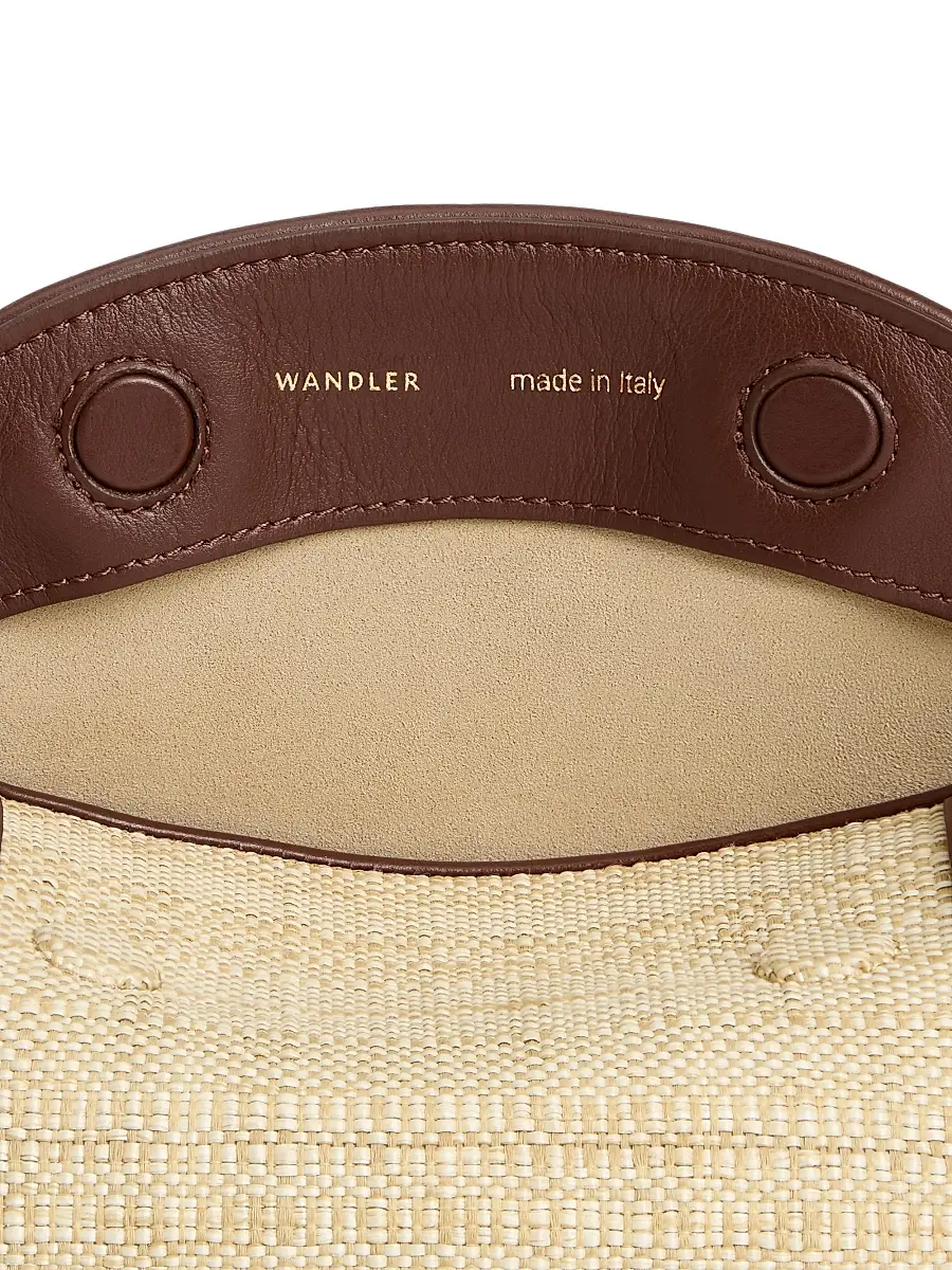 Wandler Women's Hortensia Mini Raffia Crossbody Bag | Thumbnail 4