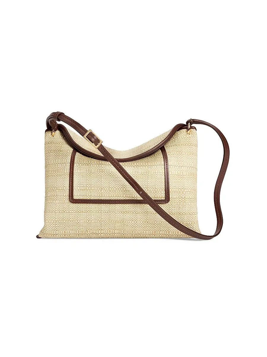 Wandler Women's Hortensia Mini Raffia Crossbody Bag