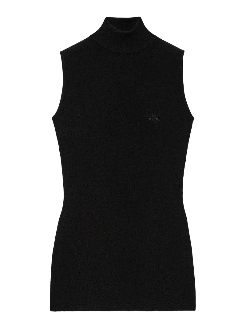 Women's Sleeveless Turtleneck Top