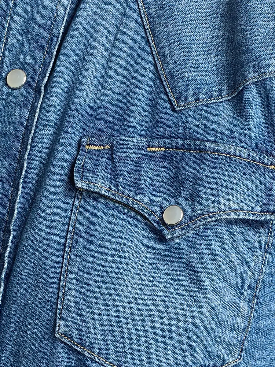 Polo Ralph Lauren Women's Western Denim Button-Front Shirt | Thumbnail 7 Polo Ralph Lauren Women's Western Denim Button-Front Shirt | Thumbnail 7