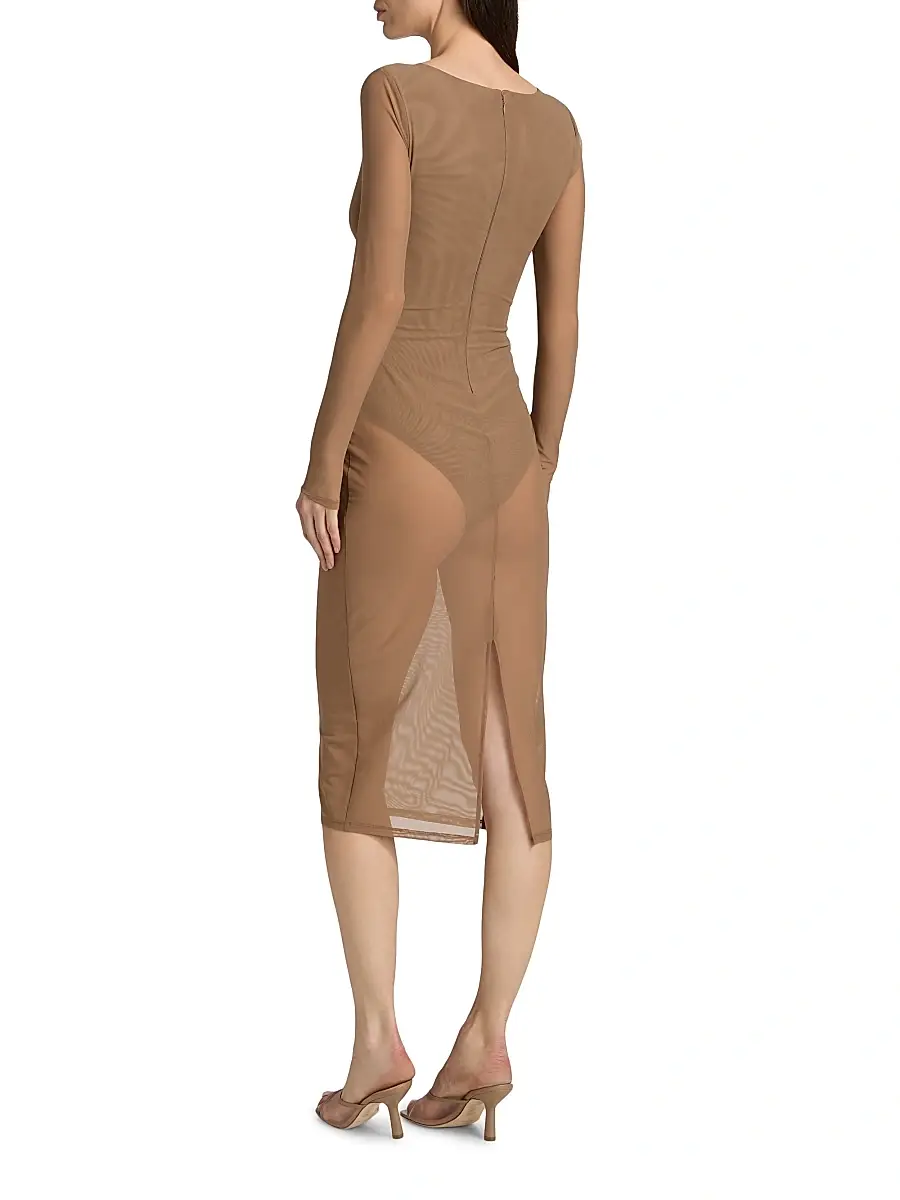 L'Agence Women's Sorella Long-Sleeve Body-Con Dress | Thumbnail 5 L'Agence Women's Sorella Long-Sleeve Body-Con Dress | Thumbnail 5