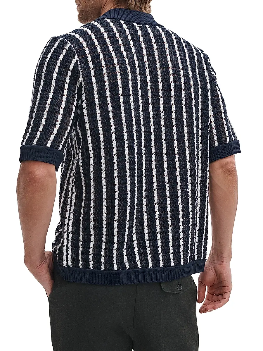 rag & bone Men's Dalton Crotchet Cotton Shirt | Thumbnail 4 rag & bone Men's Dalton Crotchet Cotton Shirt | Thumbnail 4