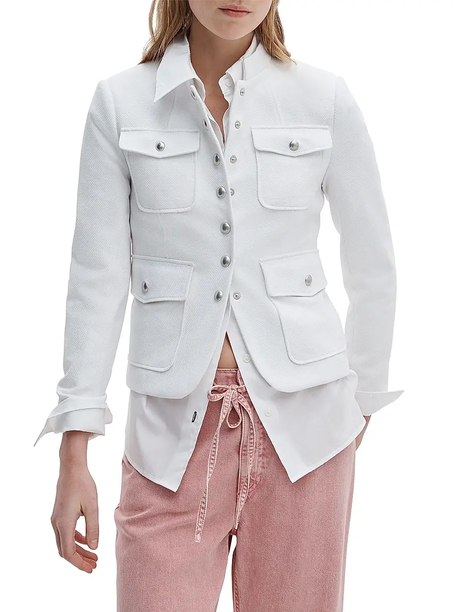 rag & bone Women's Mercer Knit Single-Breasted Blazer | Thumbnail 3 rag & bone Women's Mercer Knit Single-Breasted Blazer | Thumbnail 3