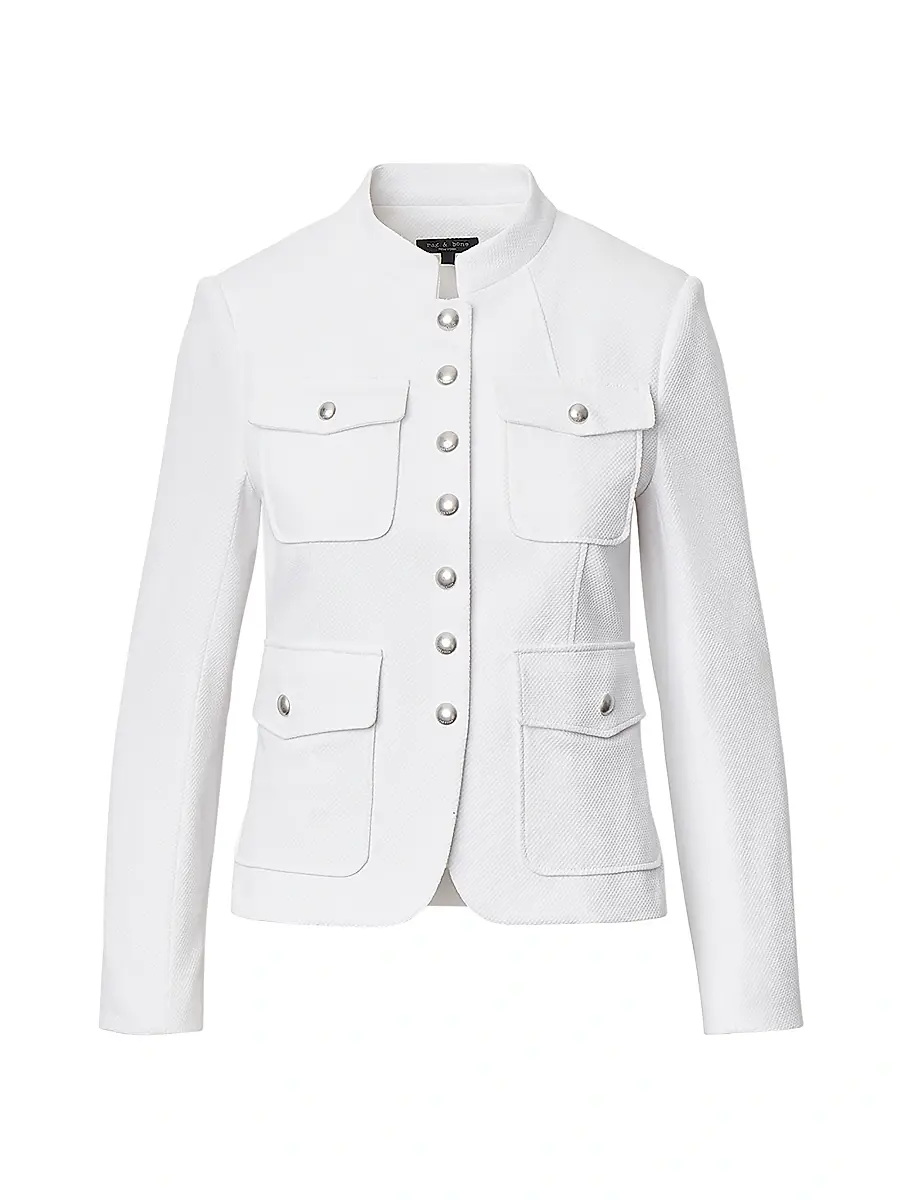 rag & bone Women's Mercer Knit Single-Breasted Blazer