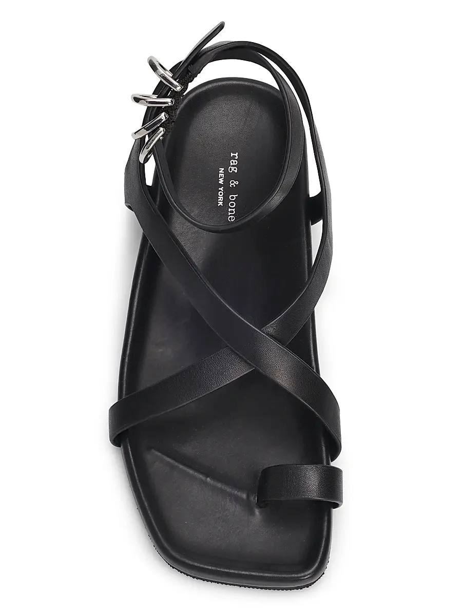 rag & bone Women's Rue Leather Sandals | Thumbnail 4 rag & bone Women's Rue Leather Sandals | Thumbnail 4