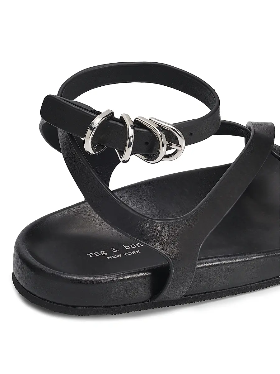 rag & bone Women's Rue Leather Sandals | Thumbnail 5 rag & bone Women's Rue Leather Sandals | Thumbnail 5
