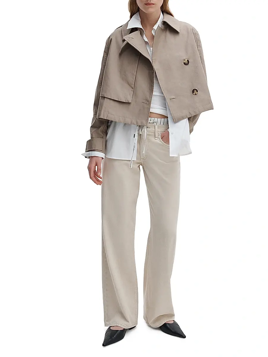rag & bone Women's Jamie Crop Trench Jacket | Thumbnail 2 rag & bone Women's Jamie Crop Trench Jacket | Thumbnail 2
