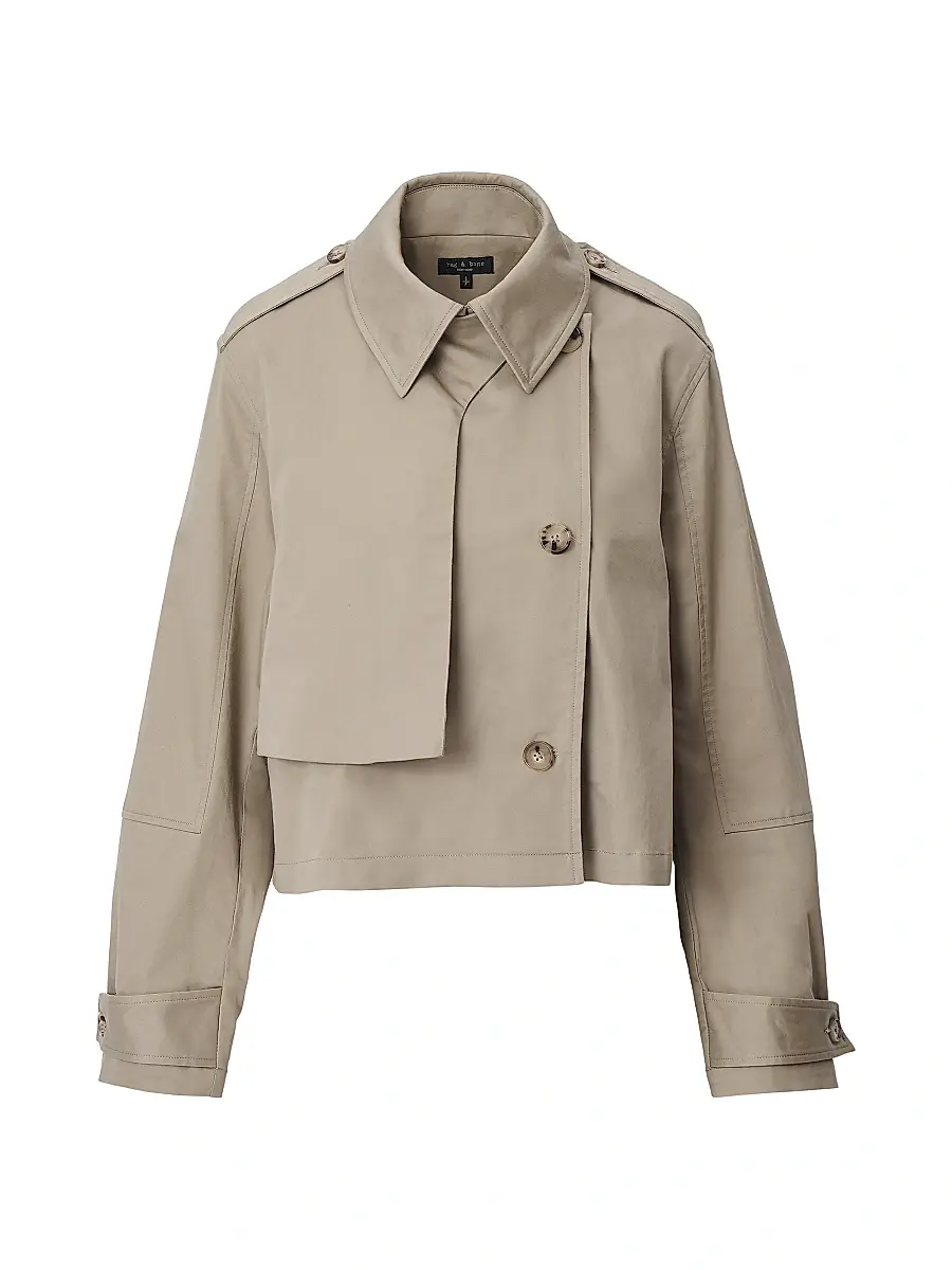 rag & bone Women's Jamie Crop Trench Jacket | Thumbnail 7 rag & bone Women's Jamie Crop Trench Jacket | Thumbnail 7