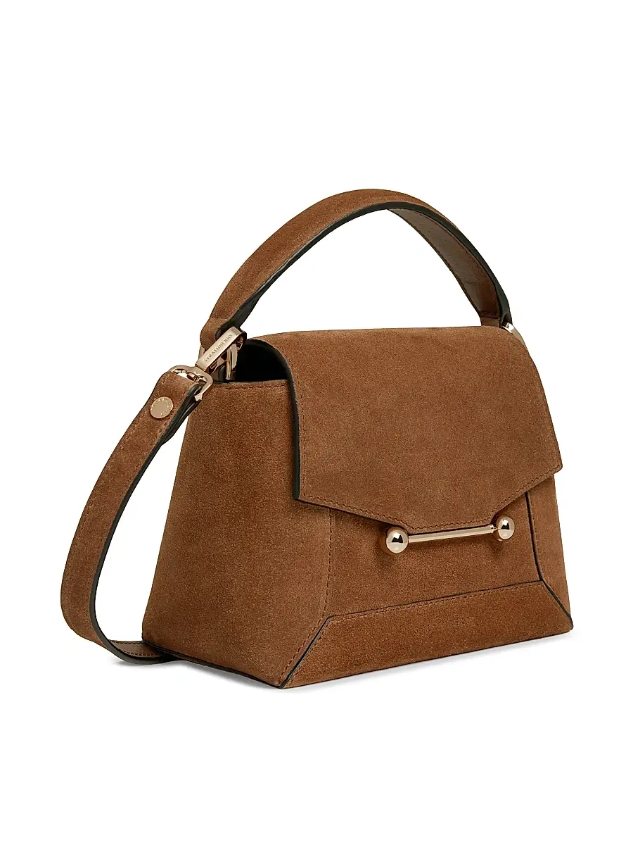 Strathberry Women's Mosaic Nano Suede Top Handle Bag | Thumbnail 5 Strathberry Women's Mosaic Nano Suede Top Handle Bag | Thumbnail 5