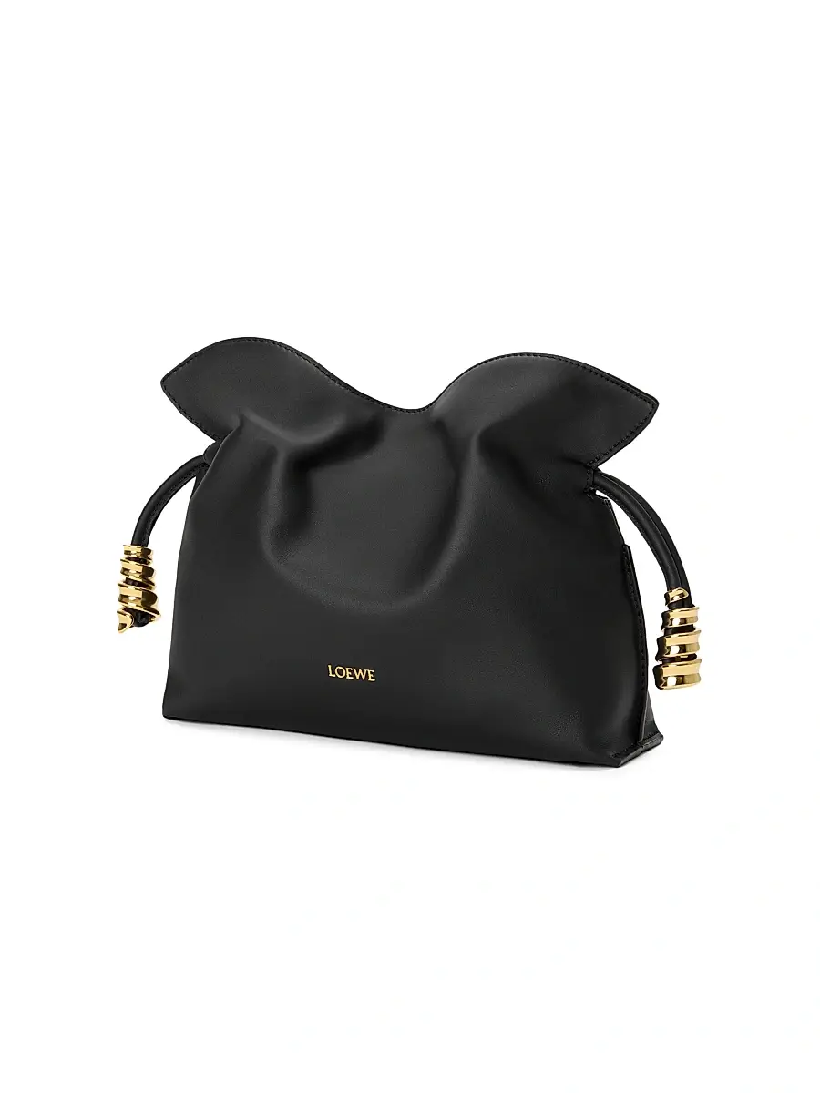 Loewe Women's Coil Flamenco Mini Leather Clutch | Thumbnail 4 Loewe Women's Coil Flamenco Mini Leather Clutch | Thumbnail 4