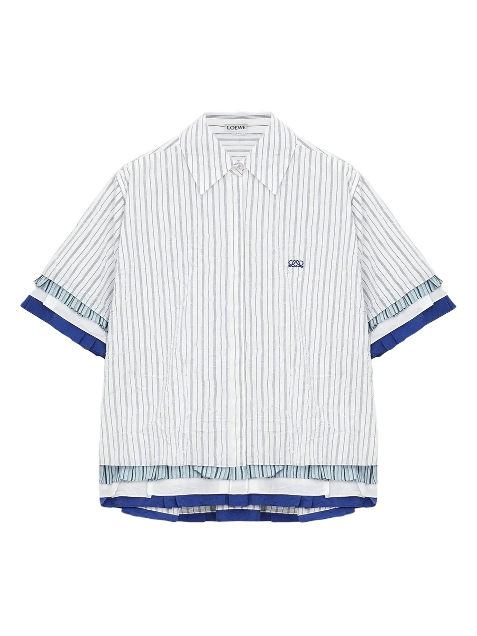 Women's Mixed Stripe Cotton-Blend Shirt Women's Mixed Stripe Cotton-Blend Shirt