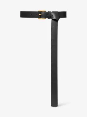 Michael Kors Collection Jodi Leather Waist Belt in Black | Thumbnail 6 Michael Kors Collection Jodi Leather Waist Belt in Black | Thumbnail 6