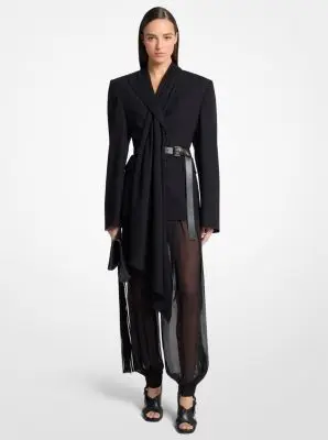 Michael Kors Collection Jodi Leather Waist Belt in Black | Thumbnail 8 Michael Kors Collection Jodi Leather Waist Belt in Black | Thumbnail 8