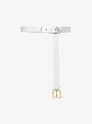 Michael Kors Collection Kaitlin Leather Trouser Belt in Black | Thumbnail 2 Michael Kors Collection Kaitlin Leather Trouser Belt in Black | Thumbnail 2