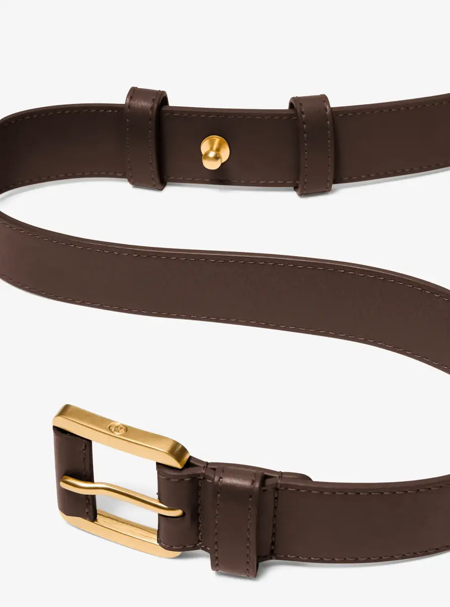 Michael Kors Collection Kaitlin Leather Trouser Belt in Black | Thumbnail 19 Michael Kors Collection Kaitlin Leather Trouser Belt in Black | Thumbnail 19
