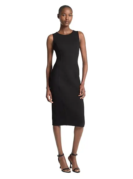 Michael Kors Collection Double-Faced Stretch Wool Crepe Sheath Dress | Image 1 Michael Kors Collection Double-Faced Stretch Wool Crepe Sheath Dress | Image 1