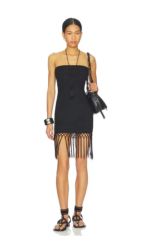MORE TO COME Shion Fringe Mini Dress | Image 1 MORE TO COME Shion Fringe Mini Dress | Image 1