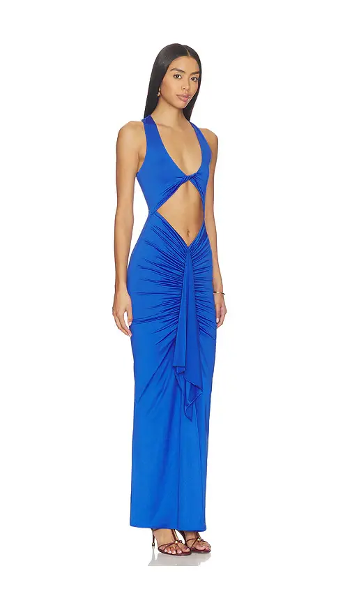 superdown Amai Maxi Dress In Cobalt | Thumbnail 2 superdown Amai Maxi Dress In Cobalt | Thumbnail 2