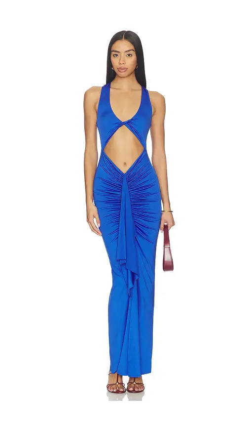 superdown Amai Maxi Dress In Cobalt