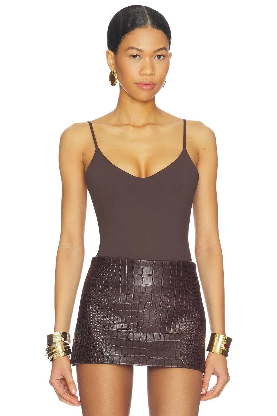 susana monaco Very V String Bodysuit