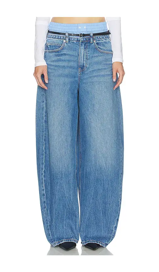 Alexander Wang Prestyle Blow Up Jeans With Leather Belt And Boxer | Image 1 Alexander Wang Prestyle Blow Up Jeans With Leather Belt And Boxer | Image 1