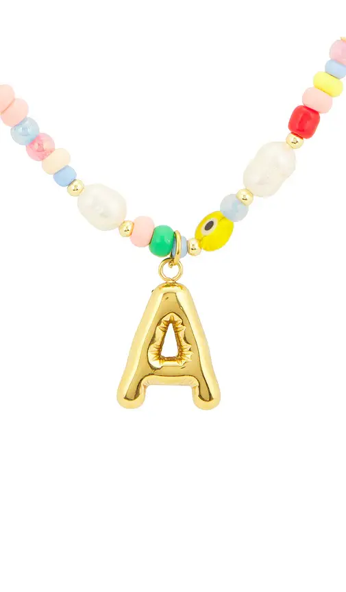 petit moments Beaded Pearl Bubble Initial Necklace | Thumbnail 2 petit moments Beaded Pearl Bubble Initial Necklace | Thumbnail 2