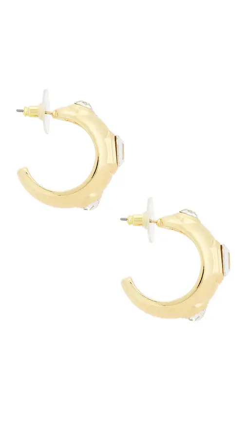 petit moments Gardenia Hoop Earrings | Thumbnail 2 petit moments Gardenia Hoop Earrings | Thumbnail 2