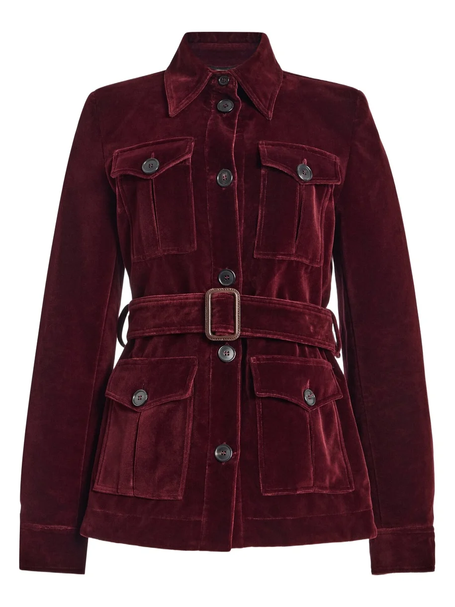 FRANÇOISE Sutton Belted Cotton Jacket