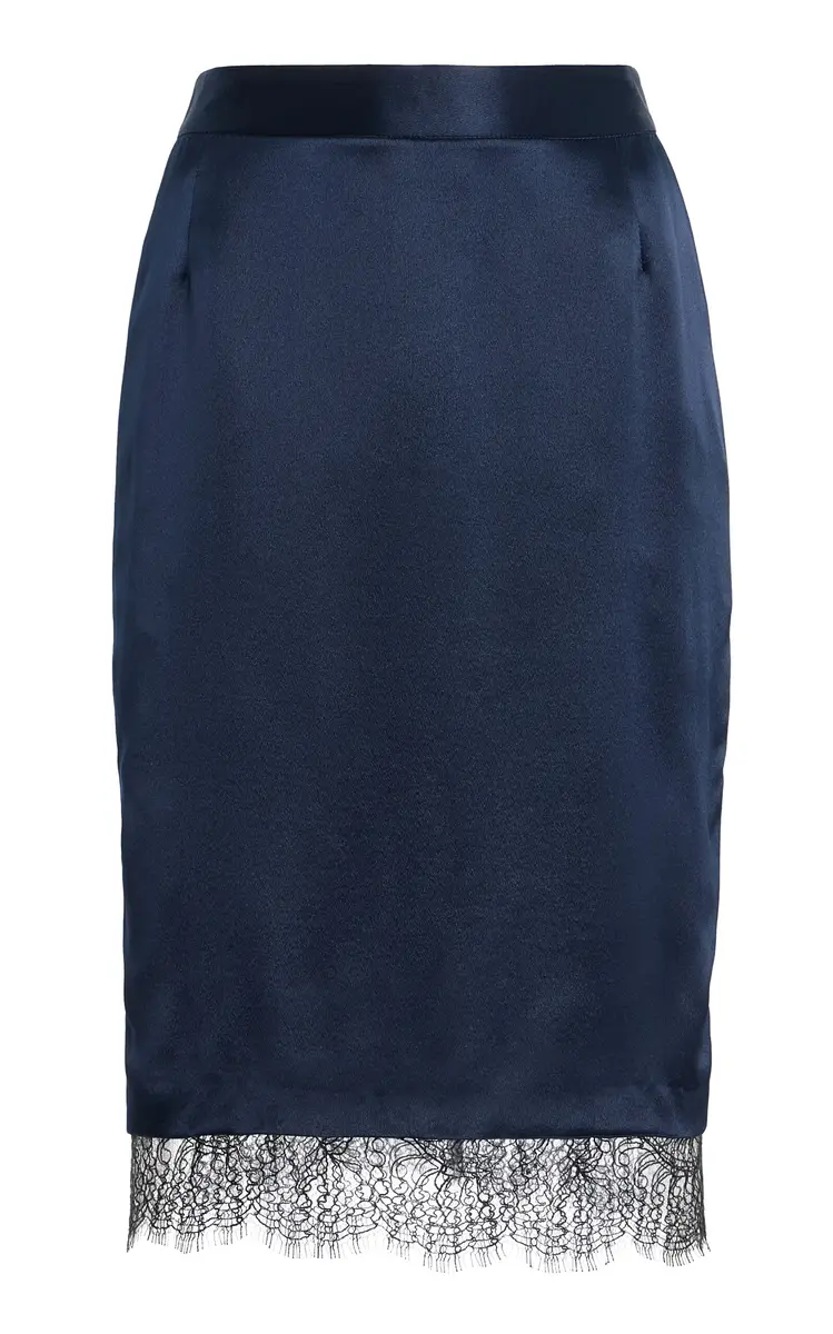 Layla Polka Dot Silk Midi Skirt Layla Polka Dot Silk Midi Skirt