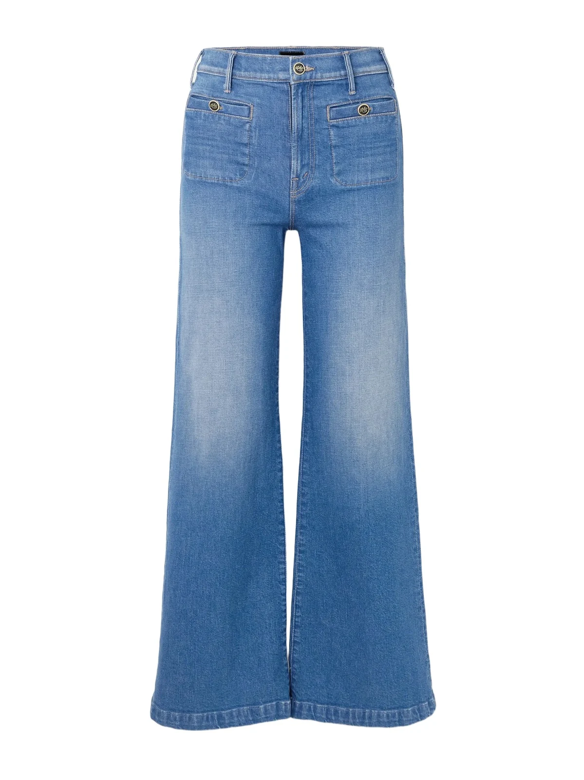 Stashed Hustler Roller Sneak High-rise Flared Jeans