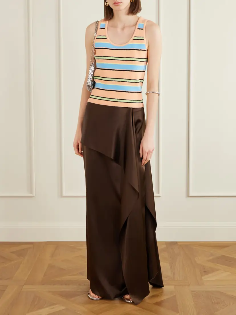 Rabanne Striped Cotton-blend Terry Tank | Thumbnail 2 Rabanne Striped Cotton-blend Terry Tank | Thumbnail 2