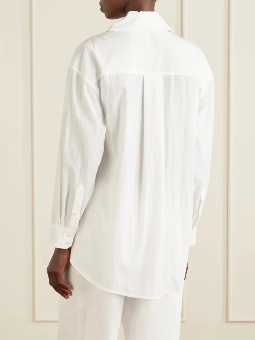 Isabel Marant Chely Appliquéd Tencel™ Lyocell Shirt | Thumbnail 4 Isabel Marant Chely Appliquéd Tencel™ Lyocell Shirt | Thumbnail 4