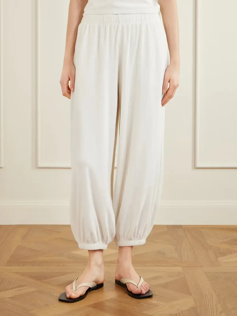 Suzie Kondi Paxos Cotton-blend Terry Track Pants | Thumbnail 3 Suzie Kondi Paxos Cotton-blend Terry Track Pants | Thumbnail 3