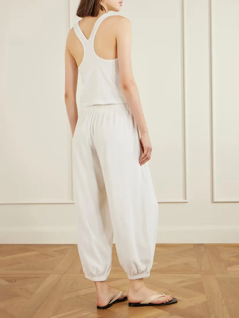 Suzie Kondi Paxos Cotton-blend Terry Track Pants | Thumbnail 4 Suzie Kondi Paxos Cotton-blend Terry Track Pants | Thumbnail 4