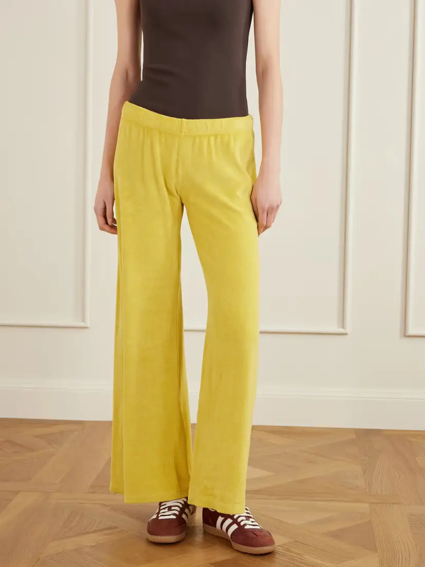 Suzie Kondi Wide-leg Cotton-blend Sweatpants | Thumbnail 3