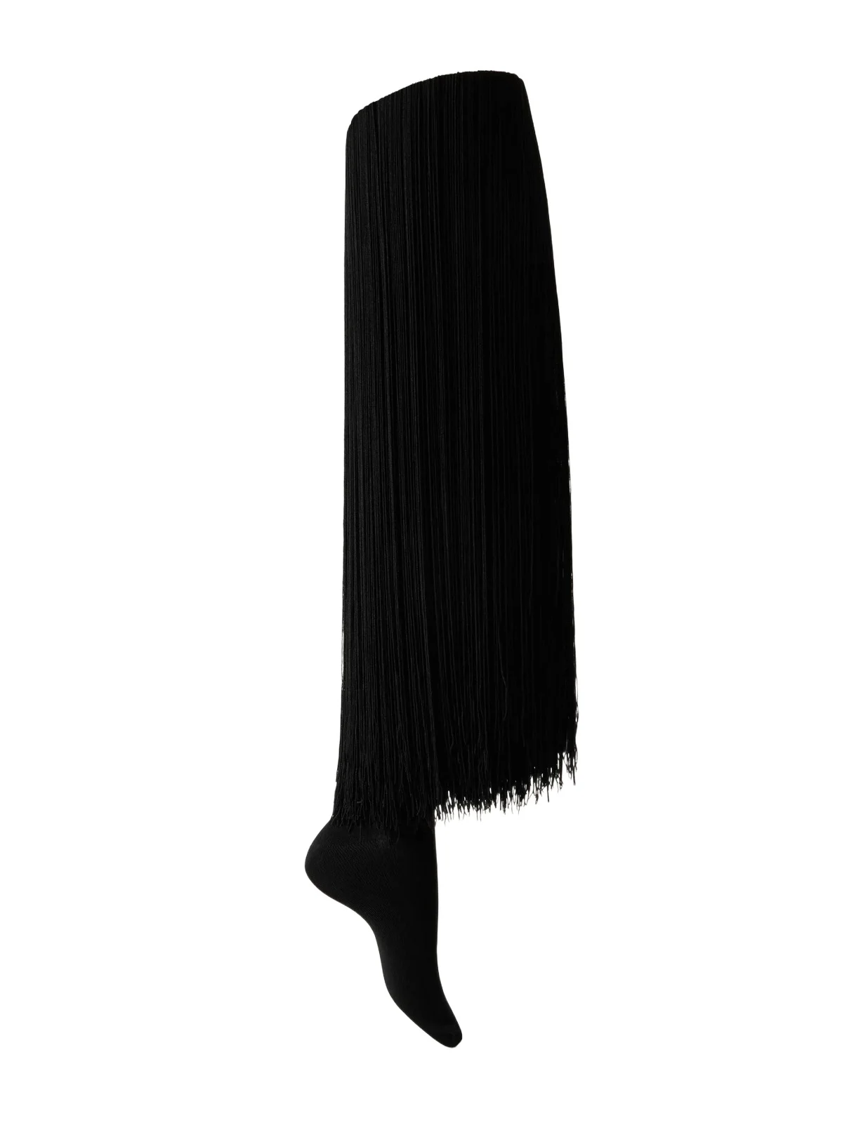 ALAÏA Fringed Knit High Socks