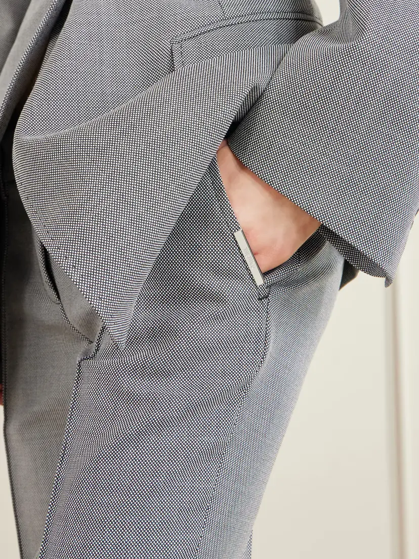 The Attico Wool And Cotton-blend Straight-leg Pants | Thumbnail 5 The Attico Wool And Cotton-blend Straight-leg Pants | Thumbnail 5