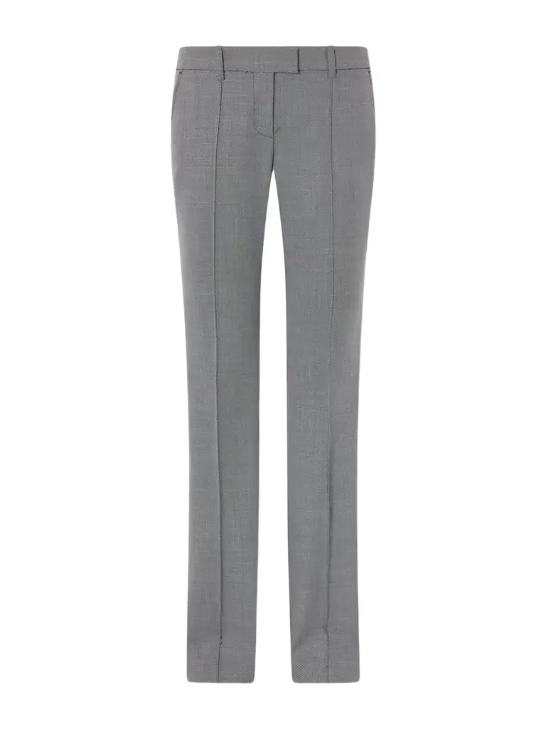 The Attico Wool And Cotton-blend Straight-leg Pants | Image 1 The Attico Wool And Cotton-blend Straight-leg Pants | Image 1
