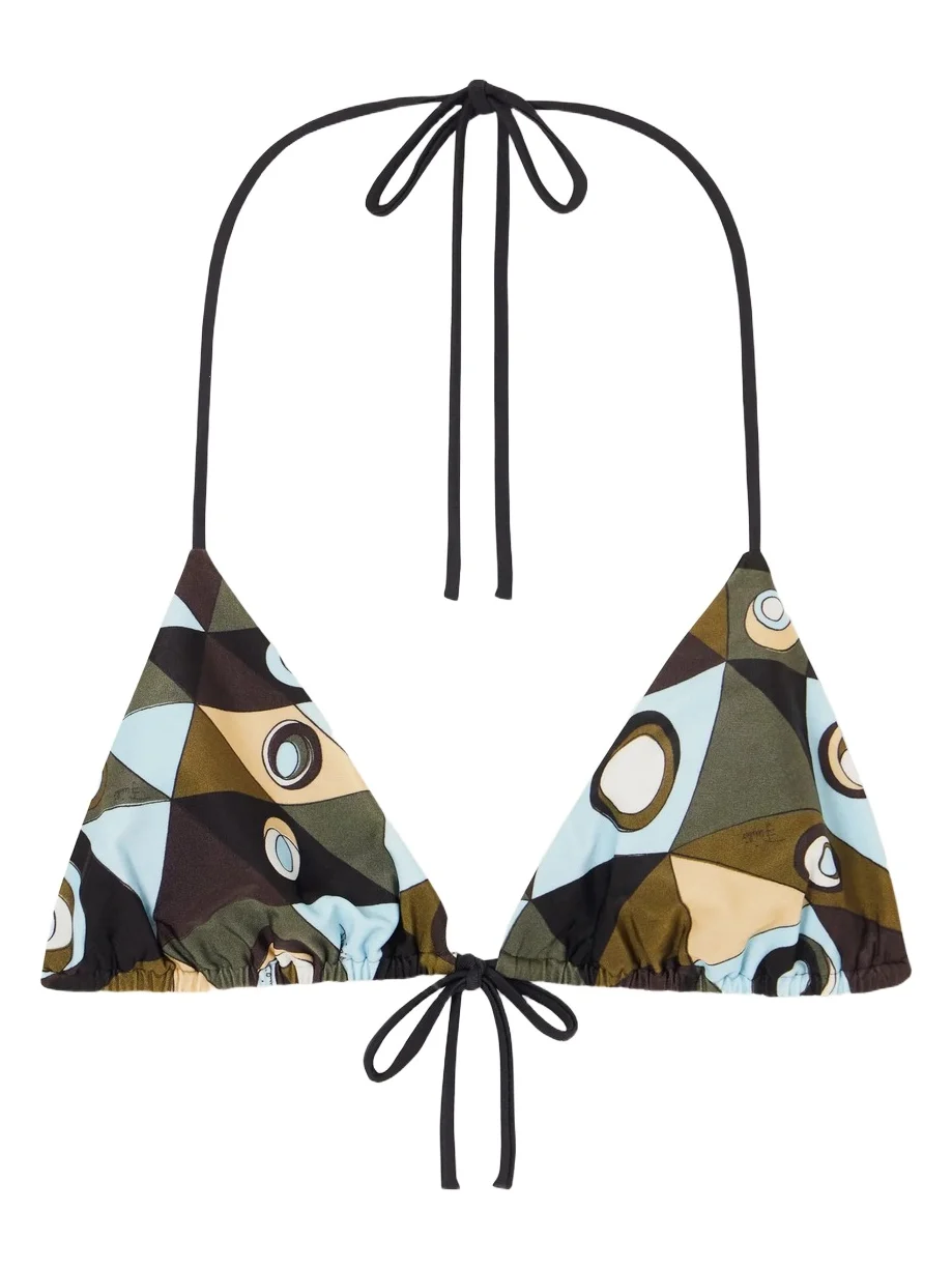 Printed Triangle Bikini Top Printed Triangle Bikini Top
