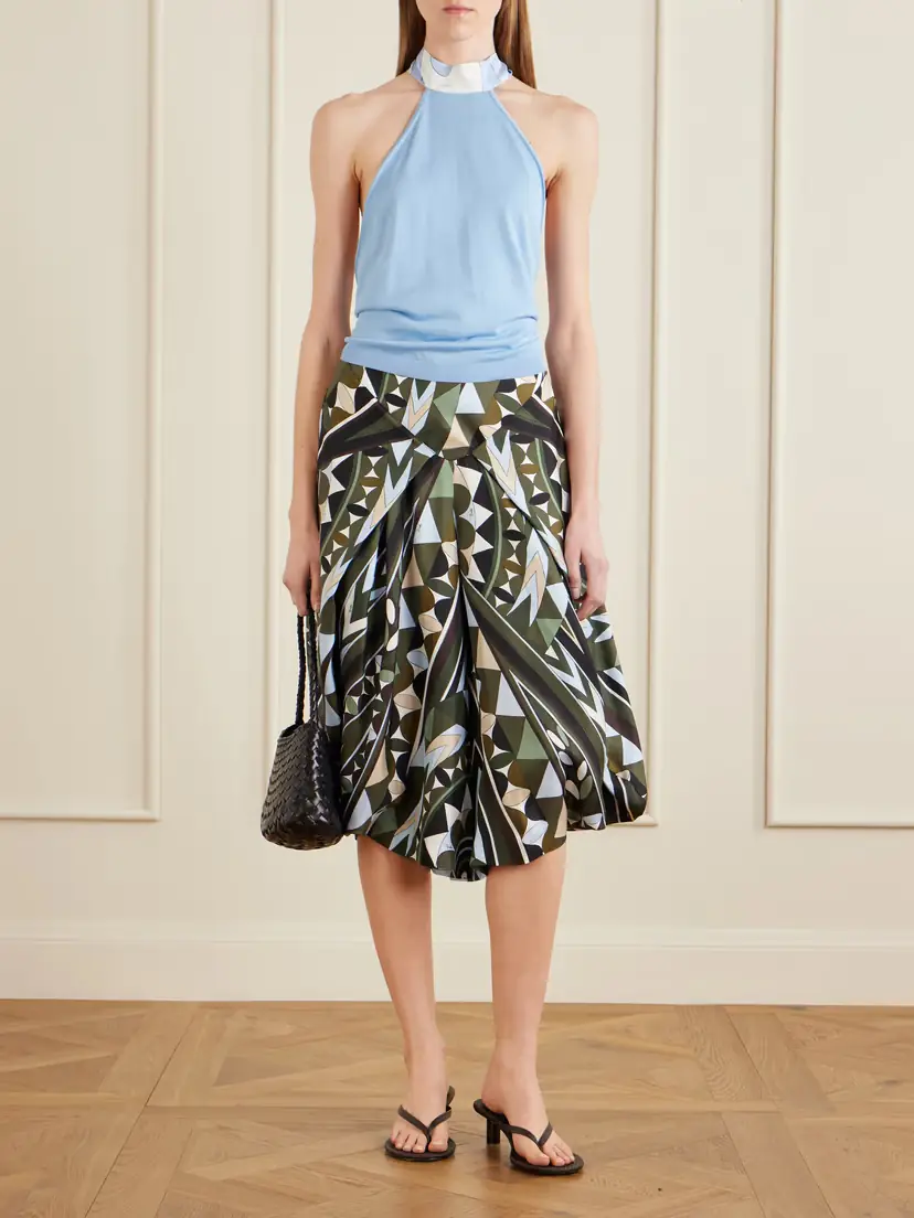 PUCCI Printed Silk-twill Wide-leg Pants | Thumbnail 2 PUCCI Printed Silk-twill Wide-leg Pants | Thumbnail 2